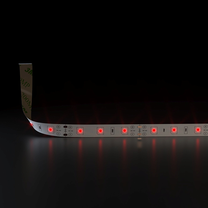 Светодиодная лента Elektrostandard Лента светодиодная 12V 4,8W 60Led 2835 IP20 красный, 5м