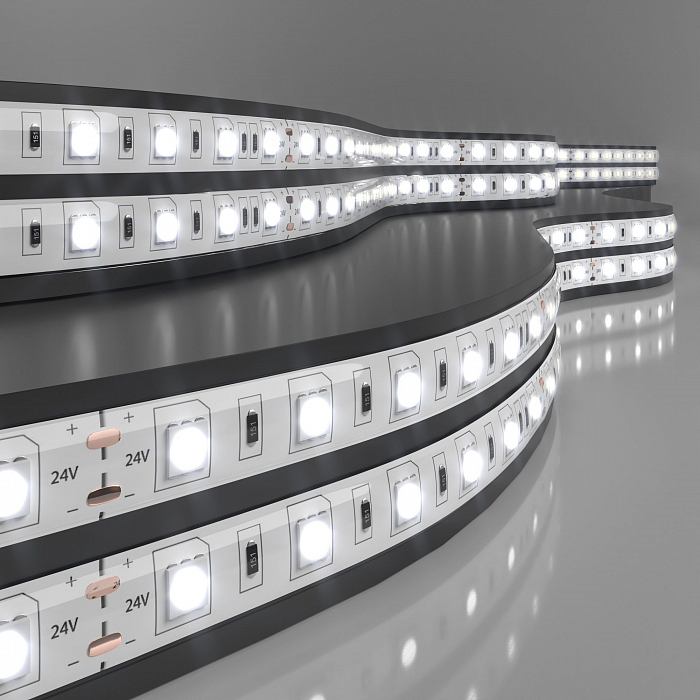 Светодиодная лента Elektrostandard Лента светодиодная 24V 14,4W 60Led 5050 IP65 дневной белый, 5м