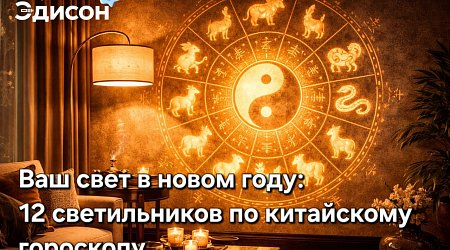 Светильники по китайскому календарю